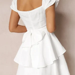 Alternative view of Women's Mini A-Line Dress Solid Color
