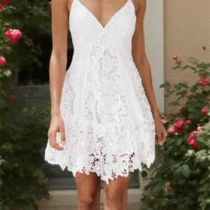 Alternative view of 2025 Summer Bohemian White Dress