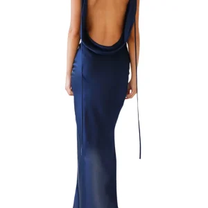 Alternative view of Women Long Dress Sleeveless Low