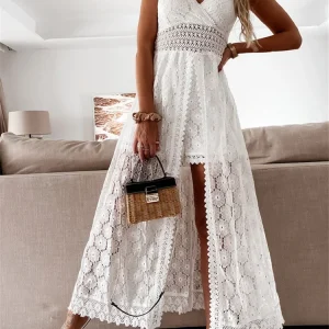 Alternative view of 2025 Summer Women Lace Playsuit Dress