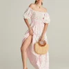Women Summer Flower Printed Dress