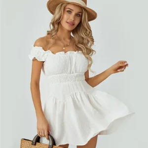 Alternative view of Women Summer Short Dress Solid